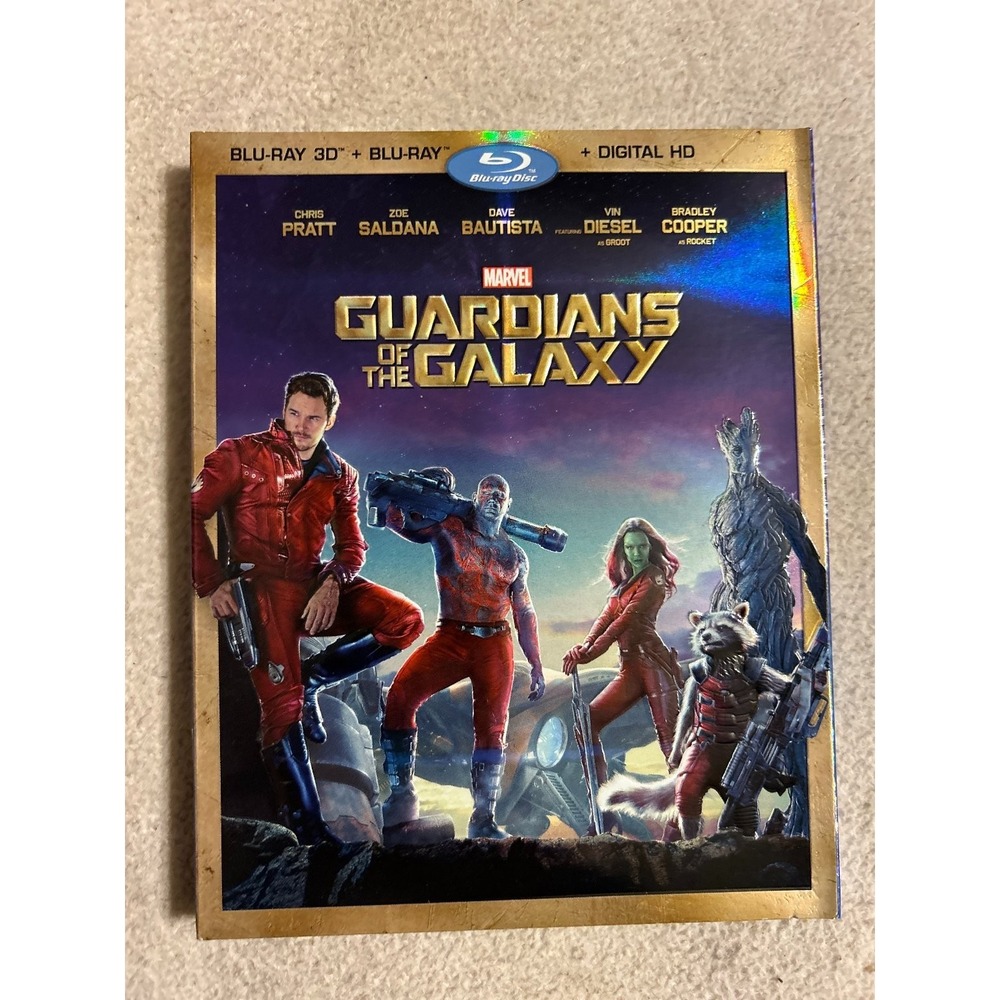 Guardians of the Galaxy Blu-ray 3D 2014 Chris Pratt James Gunn Marvel